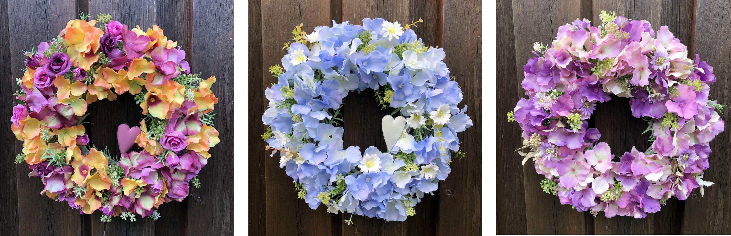 Celoroční věnec na dveře